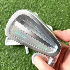 Golfclubs Zodia Limited Edition CB Sliver Soft Iron Smeed Iron Set 5 6 7 8 9 P 6pcs R/S Flex staal/grafietas met koppartijen
