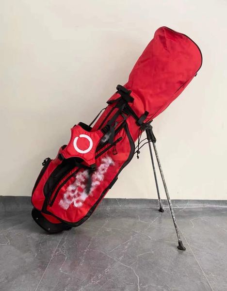 Bolsa de diseño de Golf para hombre, bolsa de Golf impermeable ultraligera de lona con círculo verde y rojo, estación T, buena practicidad, alta capacidad