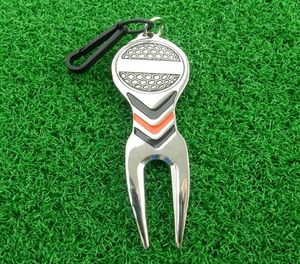 Golf Pitchfork Reparatie Turf Tool Bal Magnetische Bal Marker Zinklegering Met Haak 88283mm6028994