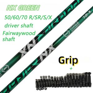 Speed d'arbre du conducteur de golf NX Green Club Arbre 506070 RSRXS FLEX GRAPHITE TAFT Assembly Sheve and Grip 240516
