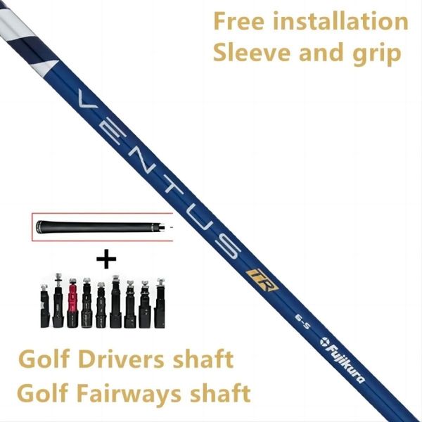 Fuji-ven TR 5/6/7 – arbre de pilotes de Golf, couleur bleue, arbres de Club en Graphite hautement élastiques, flexibles R/S/X, manchon et poignée d'assemblage gratuits