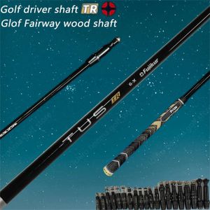 Golf Drivers Shaft Verbeterde versie TR zwart 5/6/7 X/R/S/SR Flex Graphite Shafts Gratis montage hoes en grip