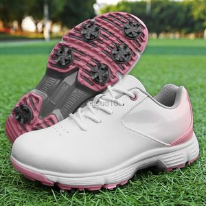 Golf Chaussures de golf Chaussures de golf de luxe imperméables pour femmes Sports de plein air Golf dded Chaussures de sport pour femmes HKD230727