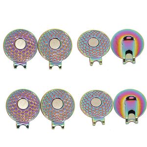 Golf Hat Clip Magnetic Silver/Dazzling Color/Copper 30 mm/20 mm metalen golfkap Clips Golf Accessoires Sport Golf Training Aids