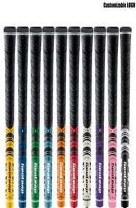 Golf Irons Grip Standard NUEVO MULTICOMPUESTO 10 Colors Golf Club Grips Hilado de carbono Envío 9586447