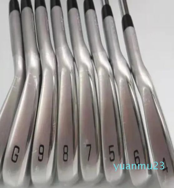 Options de type de manche de fers de golf Acier ou graphite Regular ou Stiff Flex