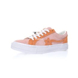 Golf Le Fleur One Star Ox Shoe para hombre Tyler the Creator Candy Pink Sneakers Hombre Suede Skates Shoes Mujer Skate Mujer Deportes 162125C