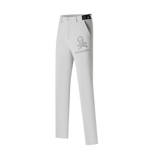 Vêtements de Golf pour hommes été nouveau pantalon de sport à séchage rapide en plein air respirant mince pantalon à jambe droite affaires décontracté taille latérale pour hommes pantalon avec bande de caoutchouc contrastée