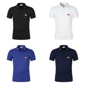 Golf mannen shirt zomer comfortabel ademende snel droge polo mode korte mouw top t draag 220728