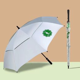 Parapluie de golf sur le parapluie de créateur argent de haute qualité de haute qualité parapluie du soleil