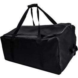 Golf Push Cart Bag Opvouwbare draagtas met 3 wielen Karren Cover Protector Zwart Extra grote capaciteit Cover Inklapbaar 240108