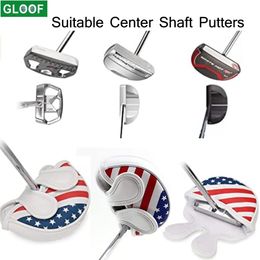 Golf Putter Head Cover Magnetic Mallet Blade Headcover USA Star Starpes Eagle Flag Design Magnet Fermeure Fit Tous les putters 240411