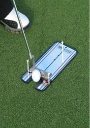 Golf Putt Putting Mirror Ayuda Ayuda de entrenamiento Swing Entrenador de la línea de ojo Práctica Pitando accesorios de espejo Equipo de deportes al aire libre3428411