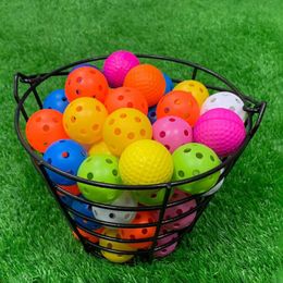 Golfbereikemmer Golfbaldraagemmer Golfbalmand met 50 stuks golfballen voor buitensporten Golftrainingaccessoires 240301