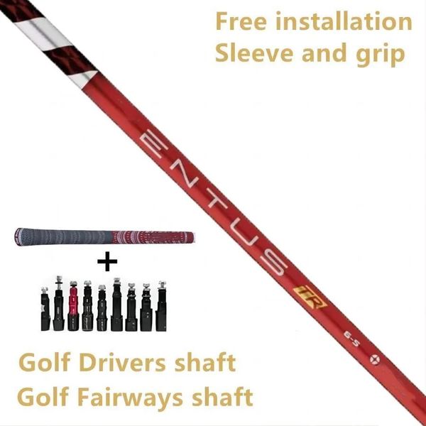 Manche de golf - Fuji Ven TR rouge -5/6 Manche de club 0,335 Pointe R/SR/S/X Options flexibles - Poignée de manchon à assemblage gratuit 240124