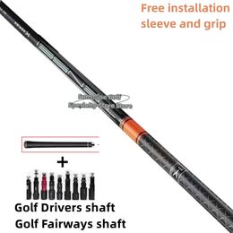 Arbre de Golf TENSEI Pro Orange 1K, manche en bois pour pilotes de Golf SRRS Flex, manche en Graphite, manchon et poignée d'assemblage gratuits 240124