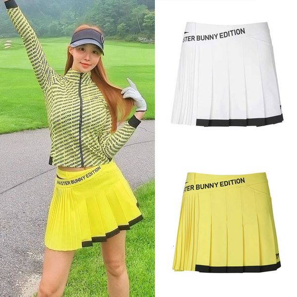 Golf Shorts Master bunny Jupe de Golf jupe anti-lumière vêtements de golf mince athleisure jupe courte plissée à séchage rapide printemps et été 230324