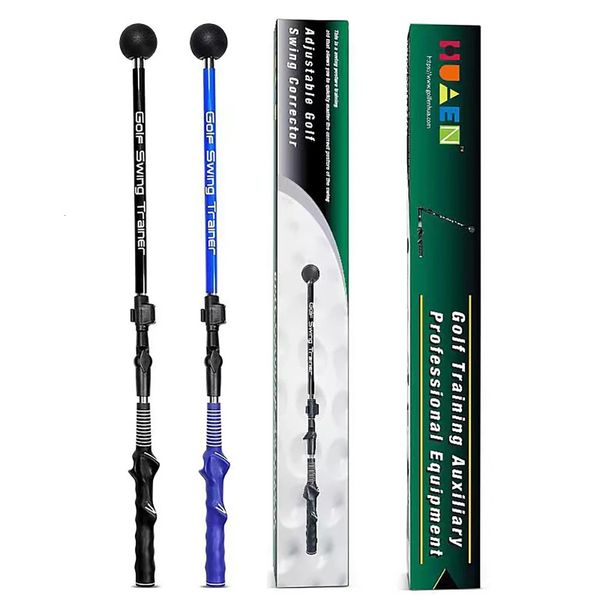 Golf Swing Trainer Stick Posture Correcteur Pliant Pratique Swing Training Aids Réglable Golf Training Stick Force Exercice 240108