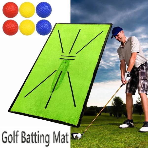 Tapis d'entraînement de Swing de Golf, tapis de frappe de détection de Swing, tapis de pratique de jeu de Golf intérieur/extérieur, aides à l'entraînement
