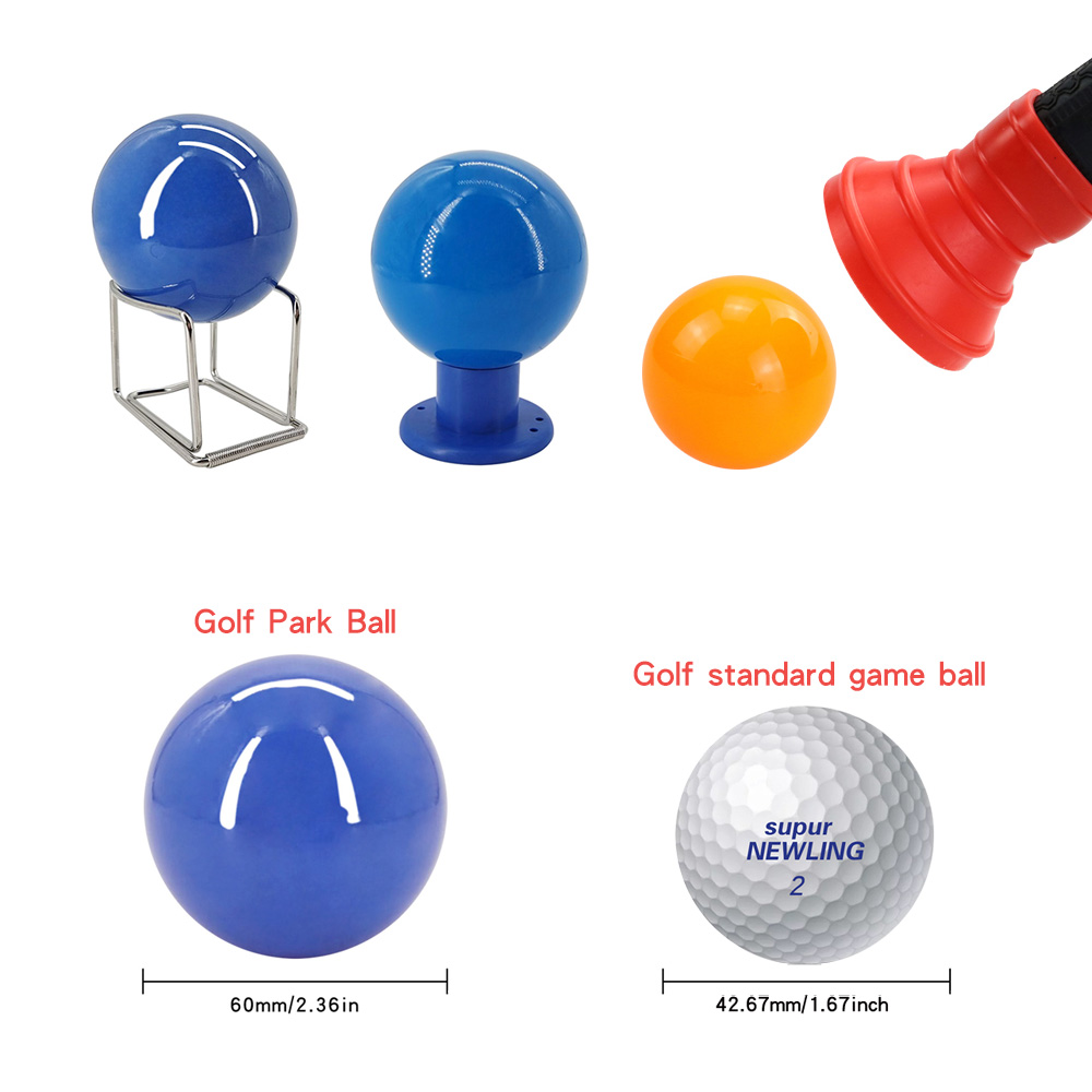 Tee de golf para Golf Park Ball Blue Red Tees Tees Park Ball Holder Accesorios Drop env￭o al por mayor