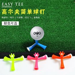 Tees de Golf 1pc marca ajustable Tee trípode altura soporte de plástico para entrenamiento de práctica niños esposa hermoso regalo 230721