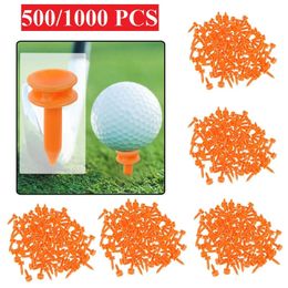 Golf Tees 500/1000 pièces Mini Tees de Golf en plastique Golf clou limite broche extérieur golfeur accessoire Golf Tees Golf entraînement aides golfeur accessoire 231212