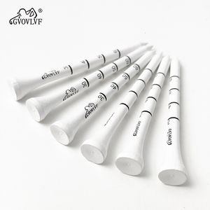 Golf Tees 50Pcs GVOVLVF Durable Degree Scale 83mm Friendly Biodegradable Material Reduce Friction Side Spin More Stable 230922