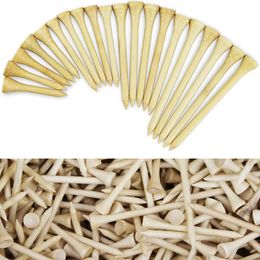 Golf Tees Bamboe Golf Tees Pakket van 1000 stuks 42mm 54mm 70mm 8m Golf Tees Sterke Tee Golfbal Houder Drop Ship 231207