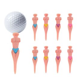 T-shirts de Golf CRESTGOLF taille Sexy 70mm Muscle Man est Design t-shirts de Golf en plastique 10 pièces paquet 231204