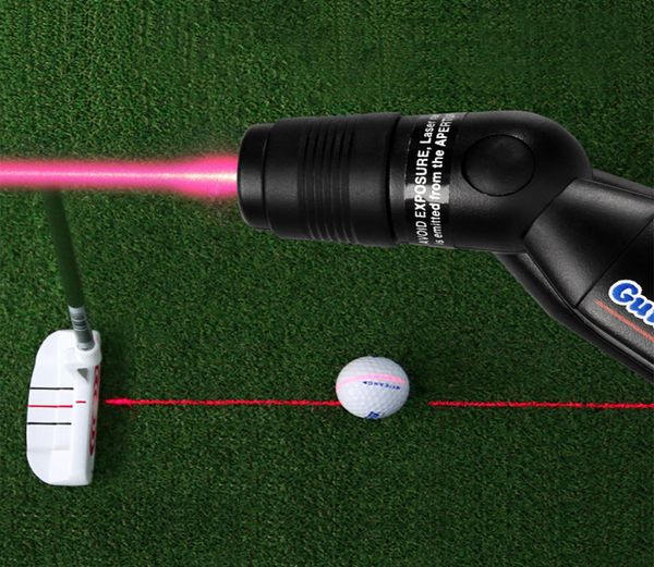 Entrenador de golf putter láser sight posicionador para principiantes lenta láser putter práctica asistente6527633