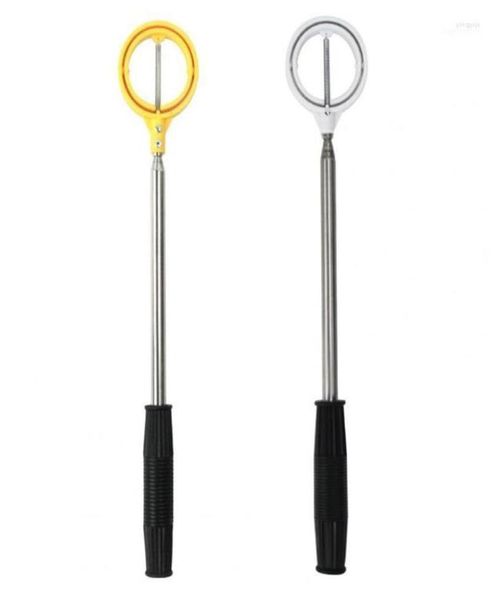 Ayudas de entrenamiento de golf 1pc Herramientas de recogida de bolas Retriever Retraído Bloqueo automático Scoop Picker3615129