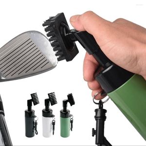 Golf Trainingshulpmiddelen 1pc Club Cleaner Groefbuisborstel Met Lekvrij Reservoir Knijpfles Voor Eenvoudige Reiniging