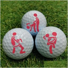 Golf Trainingshulpmiddelen 1Pc Grappige Adt Humor Signaalbal Marker Alignment Tool Modellen Lijn Liner Template Drop Levering Dhbg2