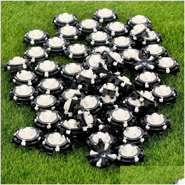 Ayudas de entrenamiento de golf 28 unids TPR Golf Shoe Spikes Reemplazo Champ Cleats Pins Fast Twist Turn Tornillo Studs Stinger Accesorios Entrenamiento A Dhrsn