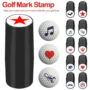 Aides à l'entraînement de golf Tampon de balle Marqueur de tampon Impression Sceau Accessoires à séchage rapide Symbole