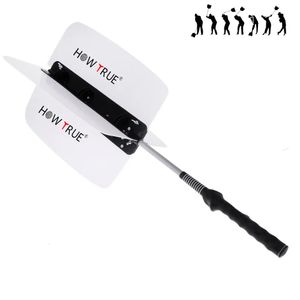 Golf Training Aids Golf Pinwheel Swing Trainer Fan Power Speed Practice Training Grip Aid Removable Golf Accessories 240108