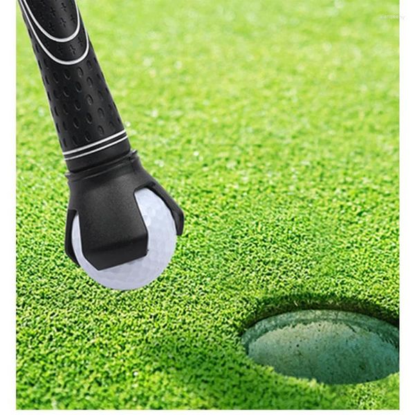 Aides à l'entraînement de golf Pack de 3 Premium Ball Pick Up Retriever Durable Dos et genou Saver Claw Grabber Kit d'outils de putter à visser Golfer Grip