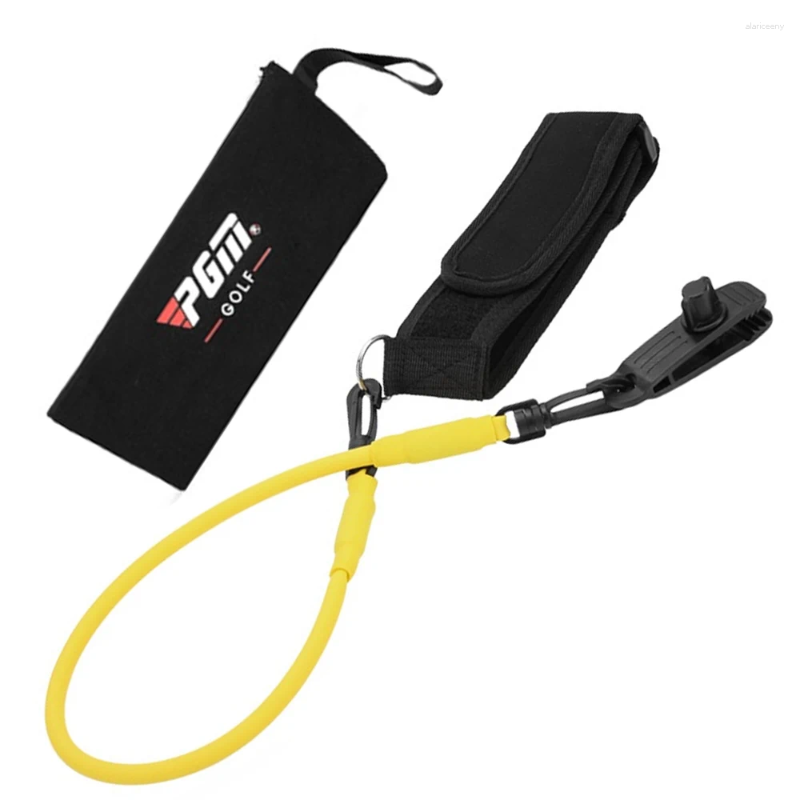 Golf Training Aids PGM Swing Stretch Device Exerciser Resistance Bands Workout Strength Mobility Aid Belt With Bag