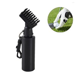 Aides à l'entraînement de golf nettoyeur de nettoyage de brosse à rainure de club portable avec outil de nettoyage autonome pour bouteille d'eau