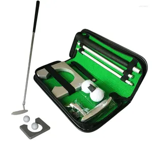 Golftrainingshulpmiddelen Putter Club Draagbare puttingtool 3-delig Opvouwbaar Rechts-/linkshandige indoorbeoefenaar