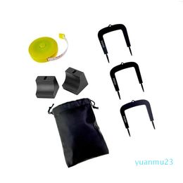 Ayudas para entrenamiento de golf Poner puertas con bolsa protectora Cinta métrica Kit de objetivo Goal Gate 77