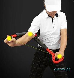 Golf Training Aids Swing Trainer Plane Motion Spinner Portable Home Club 11 UP Tools Accessoires Beginner Rood