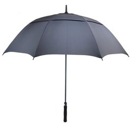 Parapluie de golf pour les hommes parasols de vent ouvert automatiquement extra-grand surdimension à double canopée Stick étanche ventilé 62 pouces8154262