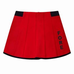 Vêtements féminins de golf printemps / été nouveau short sportif jupe intérieure en extérieur jupe courte de mode respirant dames polyvalentes slim slim a-line jupe courte