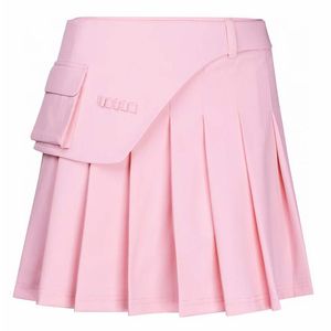 Vêtements féminins de golf printemps / été nouveau short sportif doublure jupe extérieure en extérieur jupe courte plissée