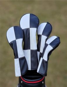 Golf Wood Headcovers Cover Head club de golf pour Driver Fairway Pu Leather Protector Couvre CX2205163808235