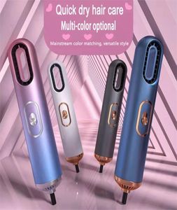 Goliki Hair Dryer en Cold Air 3in1Blue Light Negatief Lon Professional Hair Föhn Salon Travel Portable Styler 2207074519584