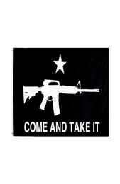 Gonzales Historical M4 Carbin Gun Molon Flag Labe Venez et prenez-le entièrement pour expédier Stock Flaglink Hanging8234041