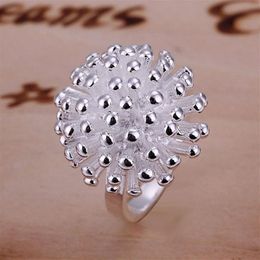 Bom anel de joias de prata esterlina para mulheres WR001 moda 925 anéis de prata 227H