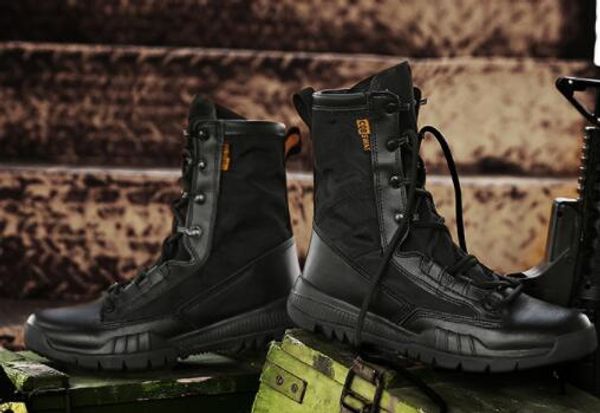 Bon gros hommes mode haute gang armée résistant à l'usure forces spéciales bottes tactiques antidérapantes grandes chaussures de combat dans le désert formation Sneaker yakuda boutique en ligne locale 2021